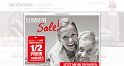 Desktop Screenshot of multipolster.de