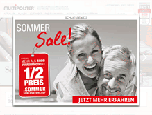 Tablet Screenshot of multipolster.de